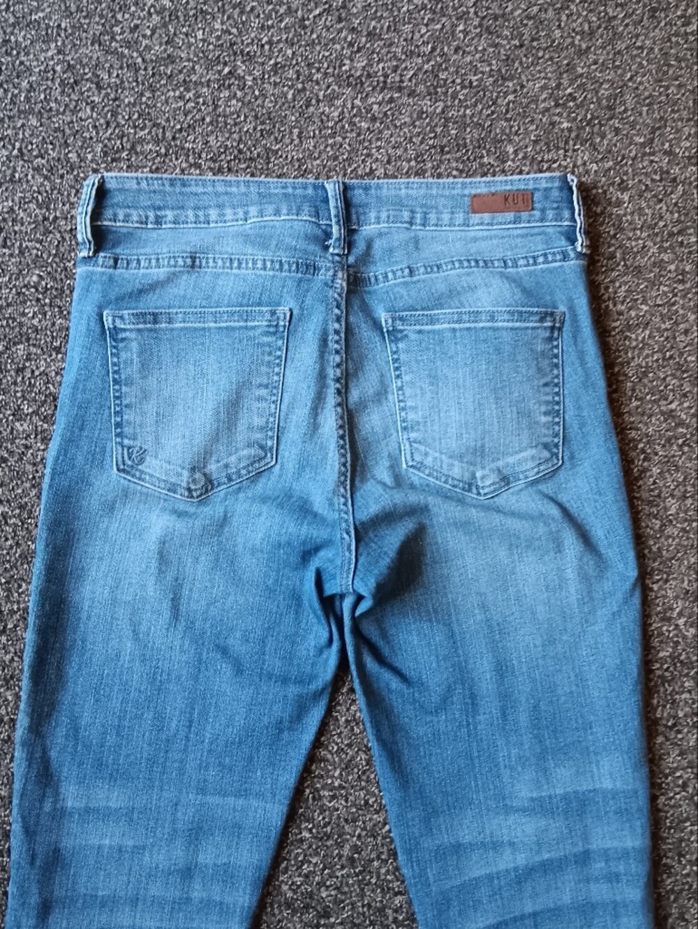 High Rise Toothpick Skinny Blue Jeans Kut From The Kloth Womens Size 6 - Picture 3 of 10